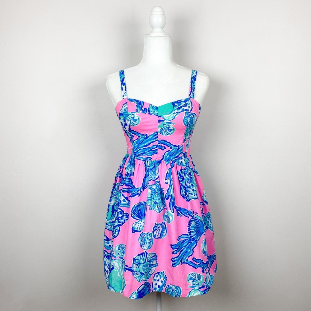 Lilly Pulitzer Pink Pout Barefoot Princess Size 2 Ardleigh Dress